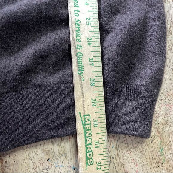 Juicy Couture Cashmere Chocolate Brown Sweater Dress 3/4 Sleeve Size Medium - Picture 6 of 6